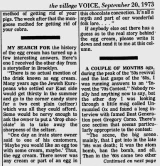 An old Village Voice Clipping from 1976 trying to explain what I'm explaining... Photo Credit: Jerry's Brokendown Palaces jerrysbrokendownpalaces.blogspot.com 