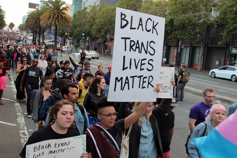Emergency Protest In San Francisco Against Trump S Trans Ban Broke Ass Stuart S San Francisco