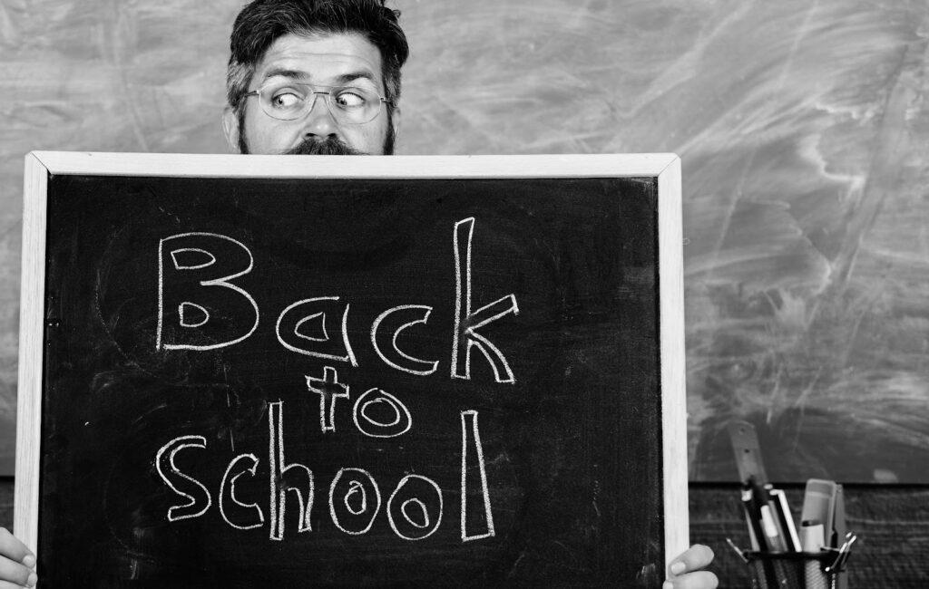 Teacher stressed out back to school
