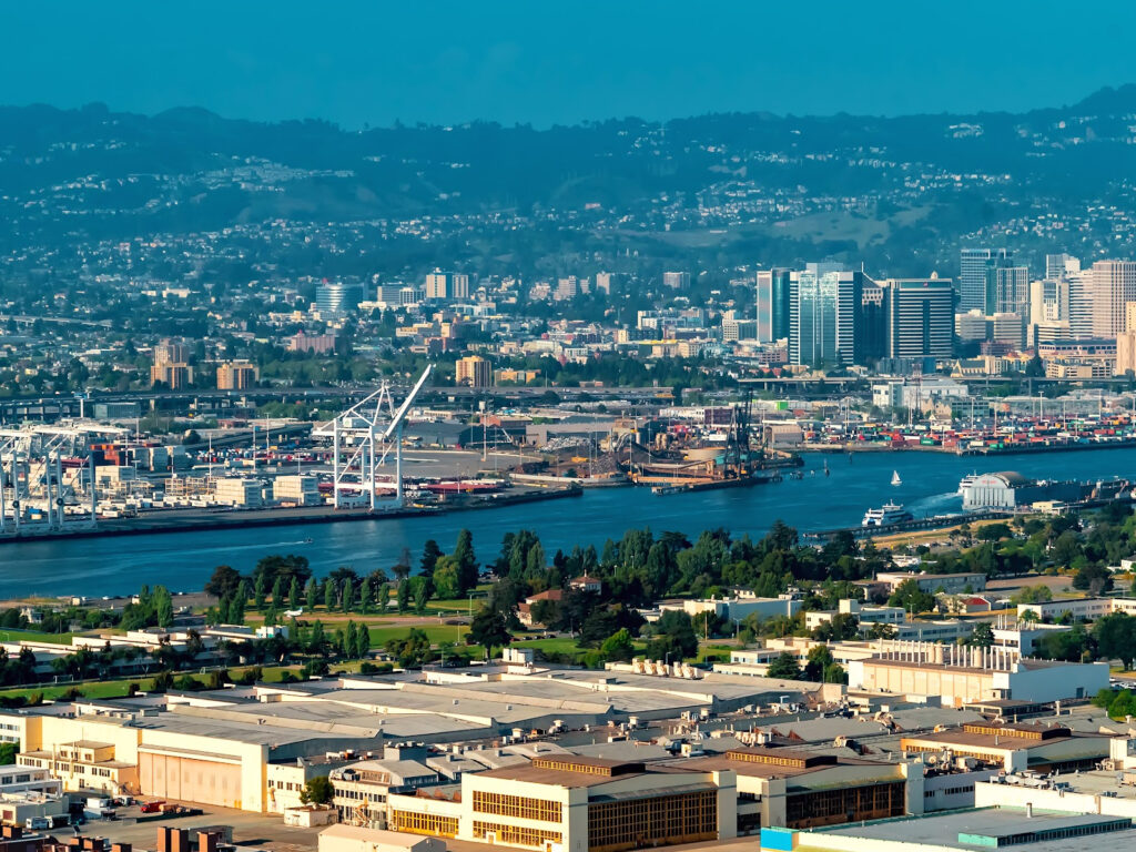 port of oakland from alameda