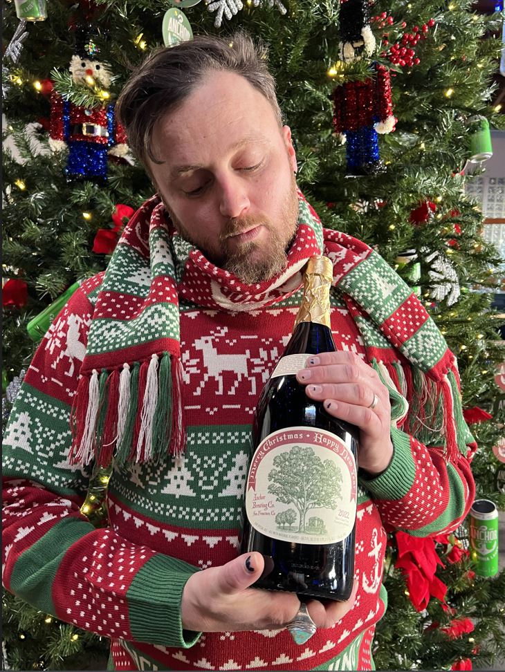 photo by @alexmaksf christmas beer anchor brewing 