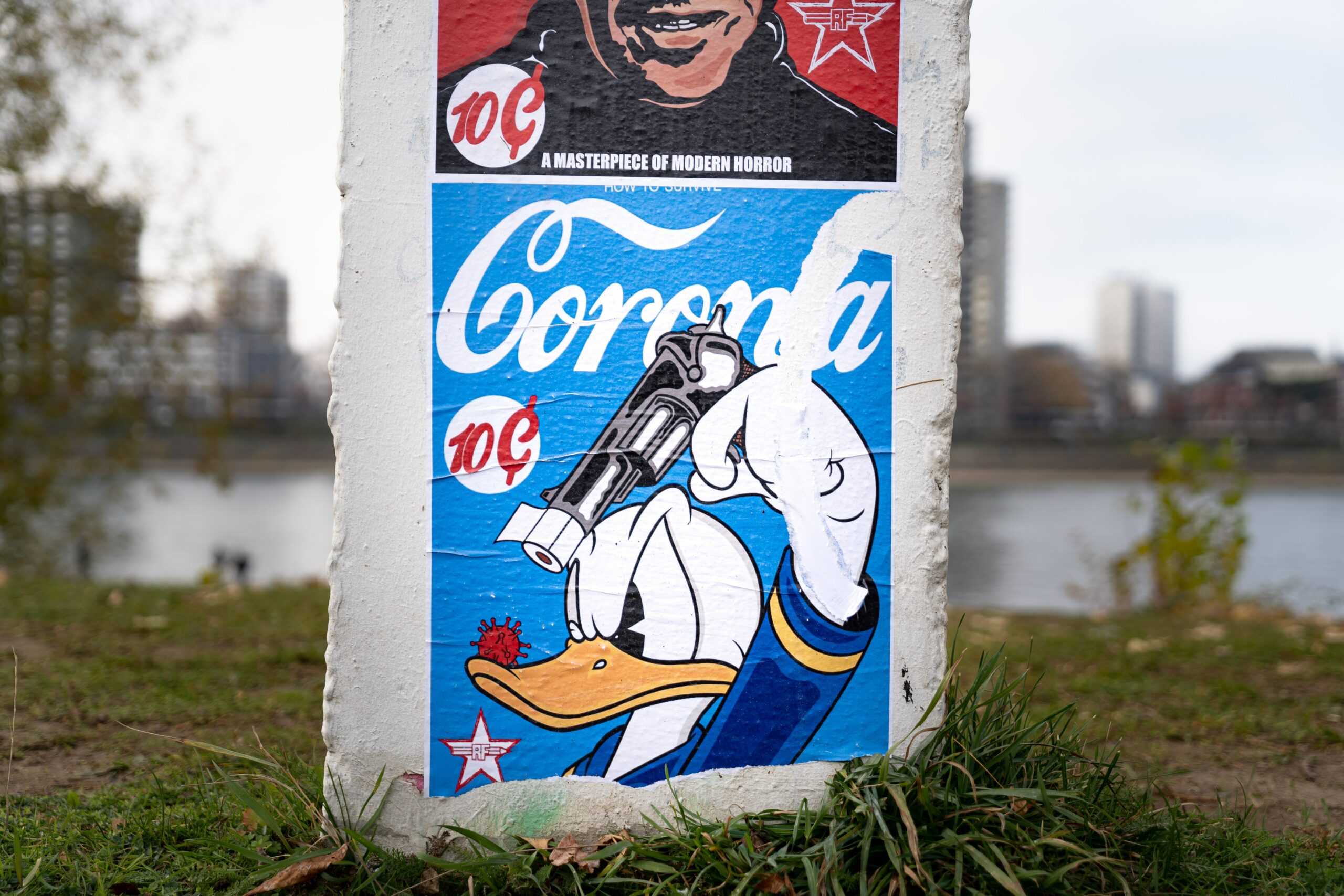 A poster of Donald Duck.