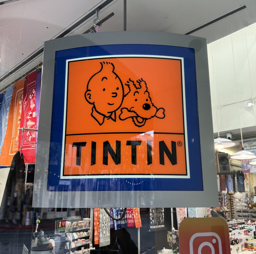 Tintin stuff.
